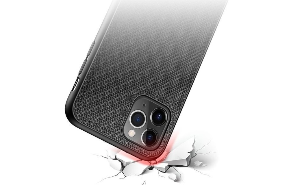DUX DUCIS: Fino nylon hoesje - Zwart voor iPhone 11 Pro Max