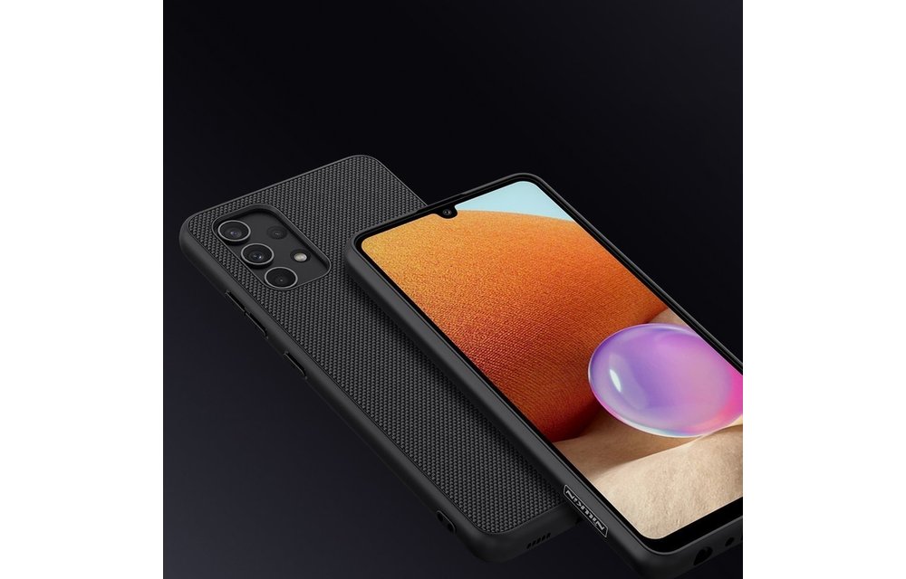NILLKIN: Textured Hoesje - Zwart voor Samsung Galaxy A32 4G
