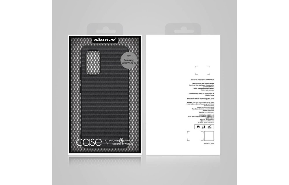 NILLKIN: Textured Hoesje - Zwart voor Samsung Galaxy A32 4G