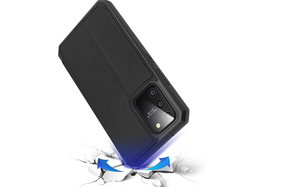 DUX DUCIS: Skin X series booktype hoesje - Zwart voor Samsung Galaxy S10 Lite