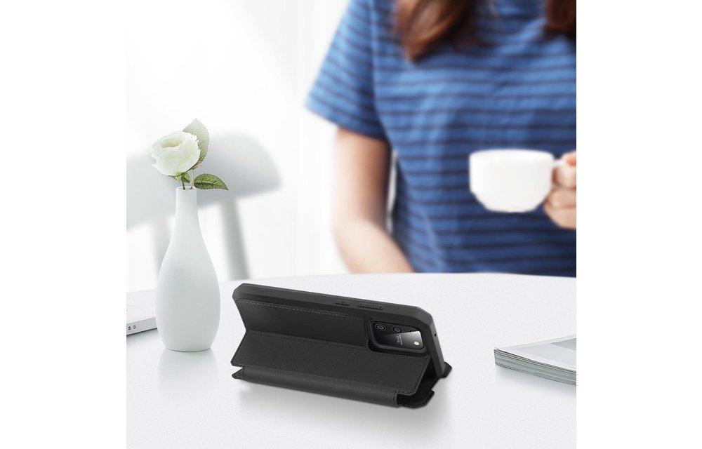 DUX DUCIS: Skin X series booktype hoesje - Zwart voor Samsung Galaxy S10 Lite