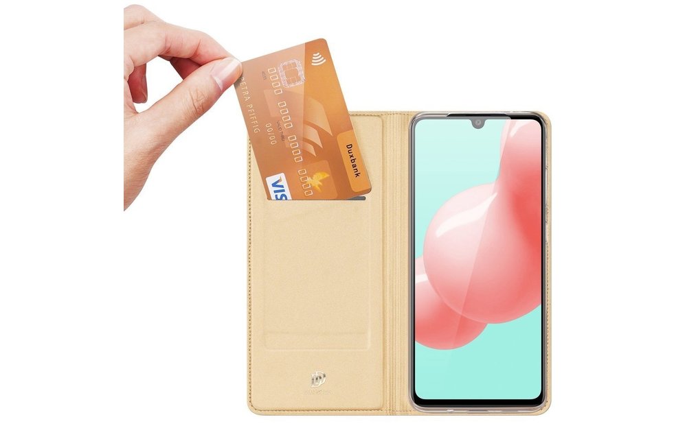 DUX DUCIS: Skin Pro series booktype hoesje - Goud voor Samsung Galaxy A41