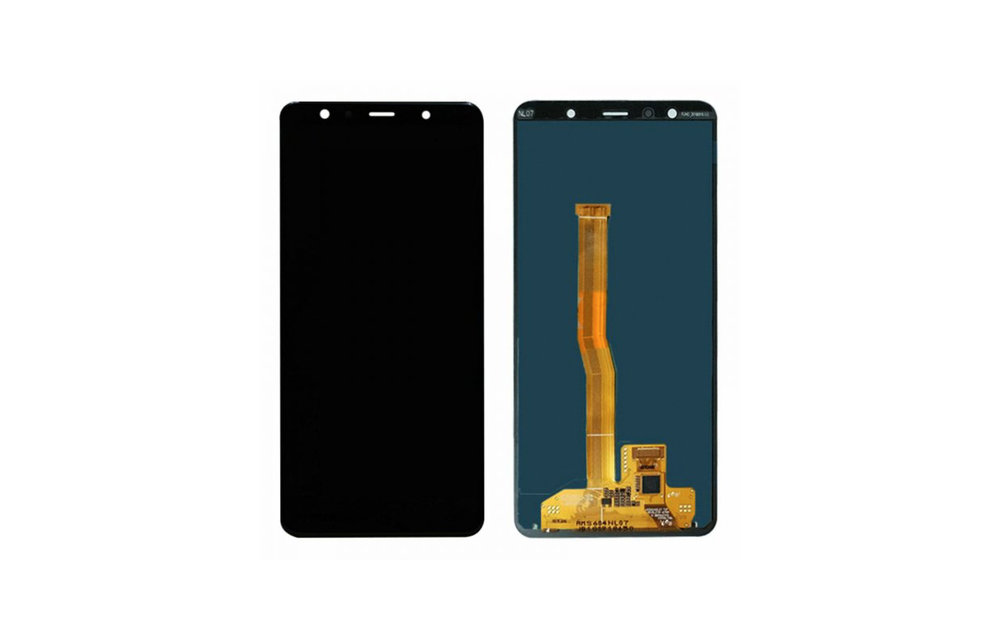 COMPATIBLE: OLED display - Schwarz fur Samsung Galaxy A7 2018 SM-A750 / GH96-12078A