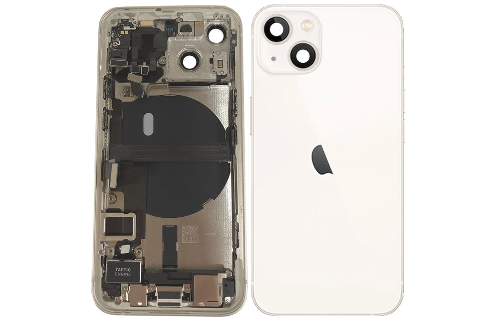 Behuizing volledig gemonteerd - EU (A grade) - Wit voor iPhone 13 Mini