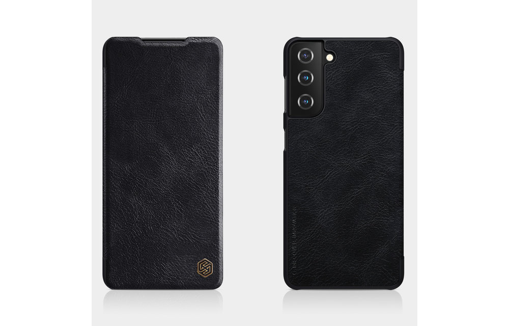 NILLKIN: Flip cover hoesje - Zwart voor Samsung Galaxy S21 Plus