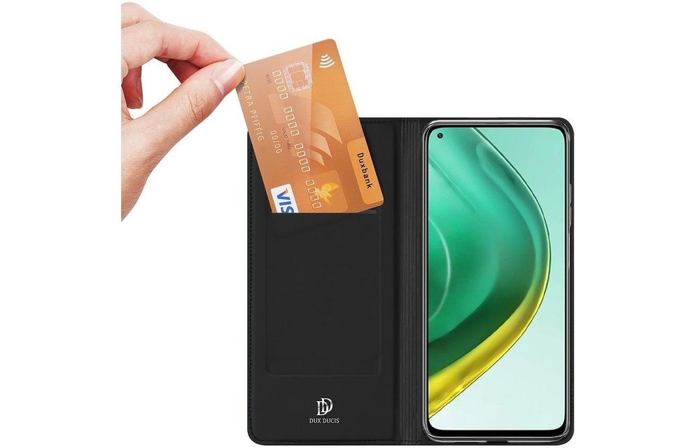 DUX DUCIS: Slim book handyhulle - Schwarz fur Xiaomi Mi 10T (Pro)