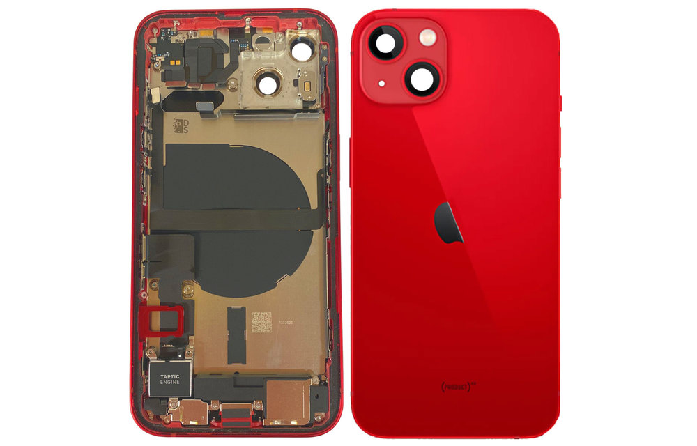 Behuizing volledig gemonteerd - EU (A grade) - Rood voor iPhone 13