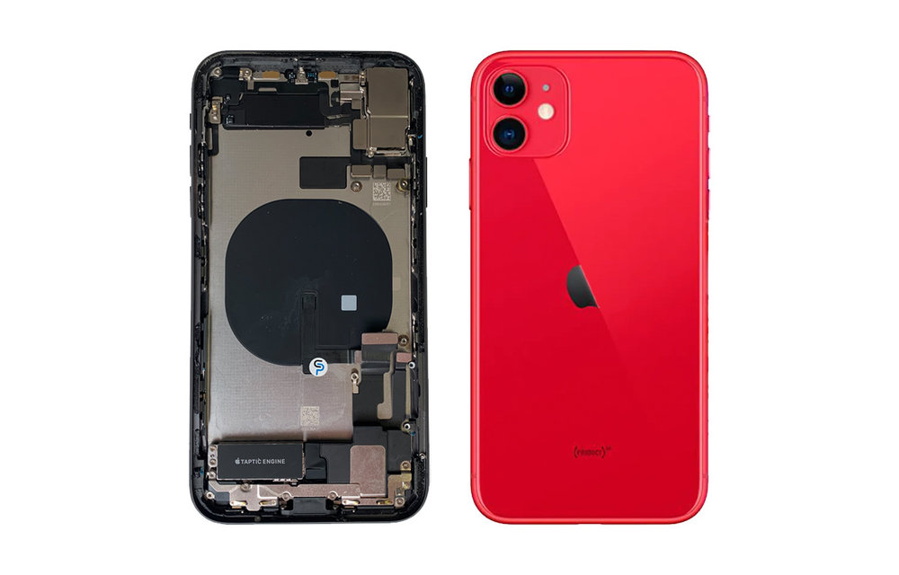 Behuizing volledig gemonteerd - EU (A grade) - Rood voor iPhone 11