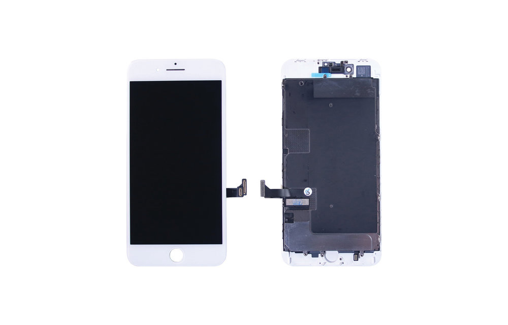 PULLED: LCD scherm (LG DTP/C3F) - Wit voor iPhone 8 Plus
