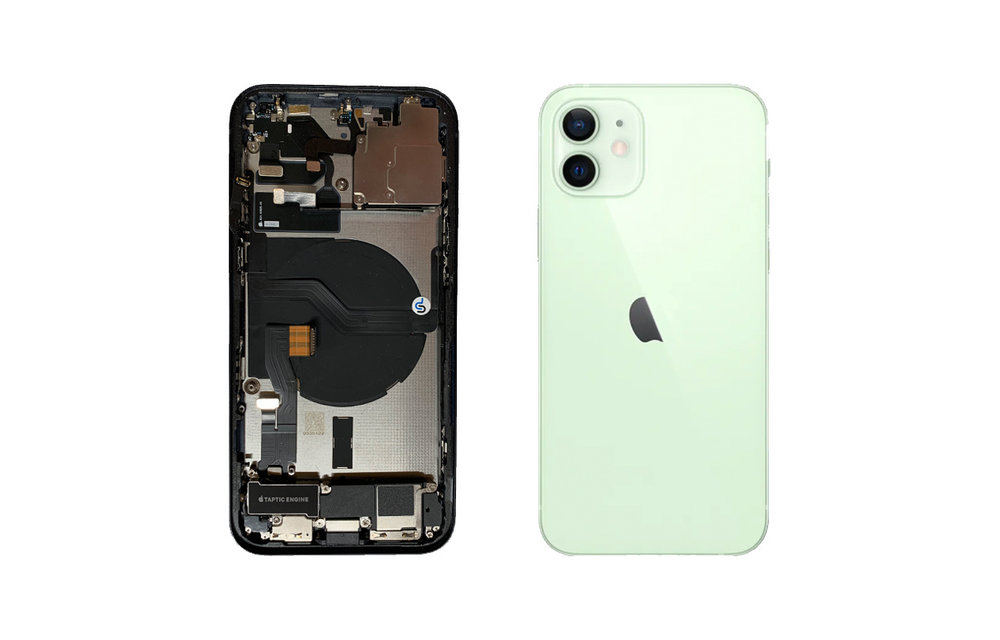 Behuizing volledig gemonteerd - EU (A grade) - Groen voor iPhone 12