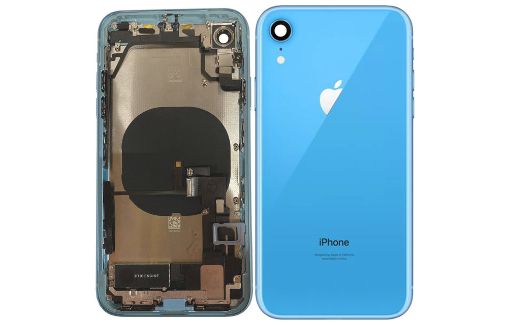 Behuizing volledig gemonteerd - EU (A grade) - Blauw voor iPhone XR