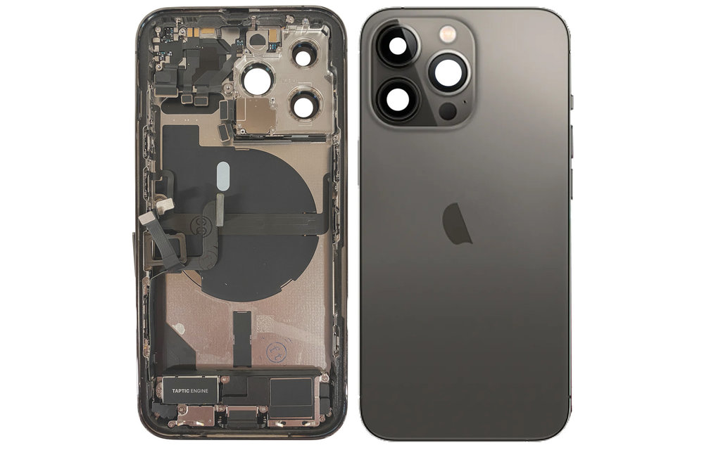 Behuizing volledig gemonteerd - EU (A grade) - Zwart voor iPhone 13 Pro