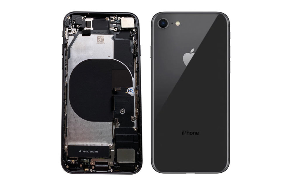 Behuizing volledig gemonteerd - EU (A grade) - Zwart voor iPhone 8