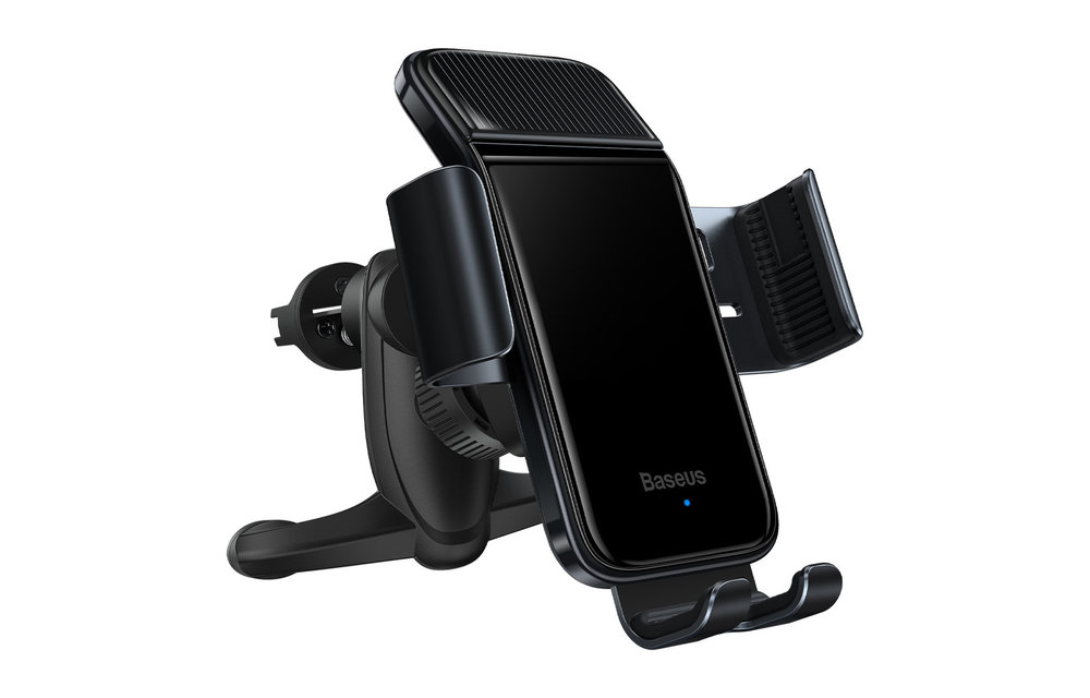 BASEUS: Draadloze ventilatie telefoonhouder met smart solar charging