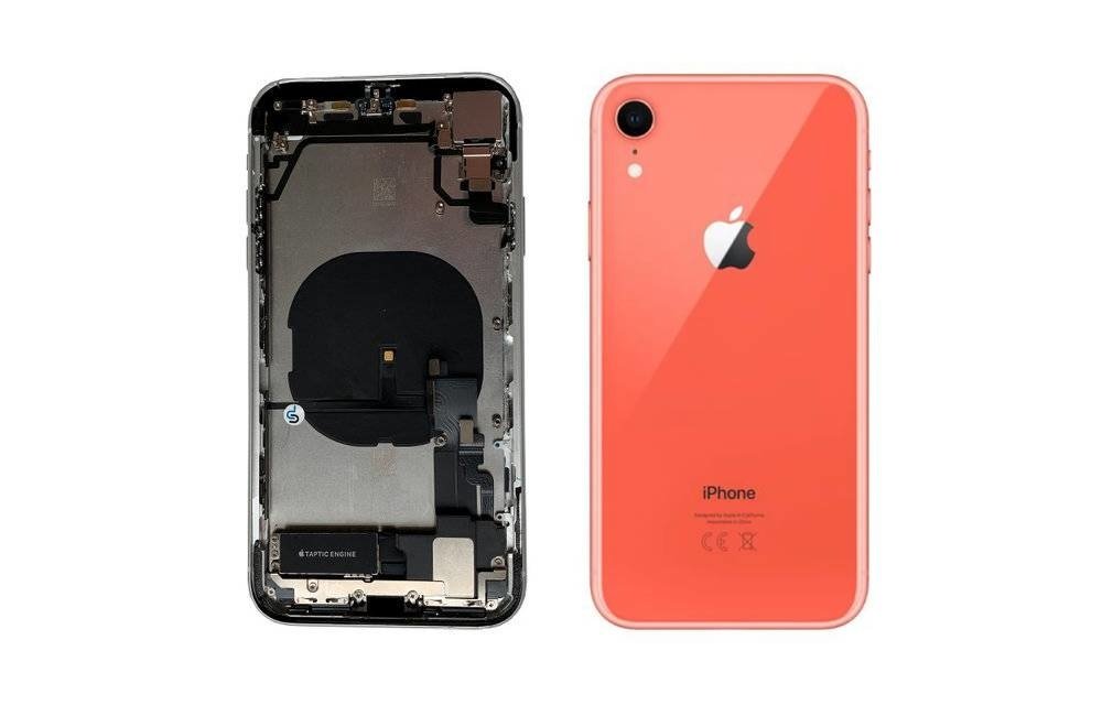 Behuizing volledig gemonteerd - EU (A grade) - Oranje voor iPhone XR