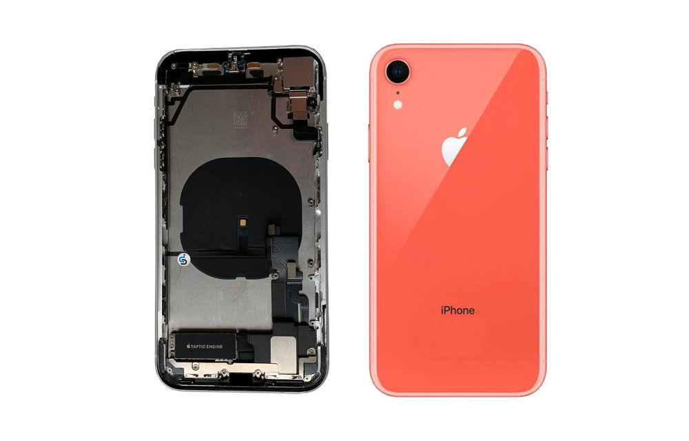 Behuizing volledig gemonteerd - US (A grade) - Oranje voor iPhone XR