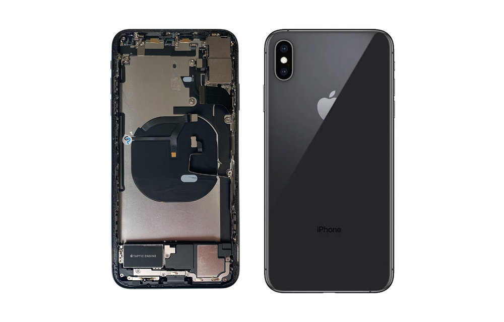 Behuizing volledig gemonteerd - US (A grade) - Zwart voor iPhone XS Max