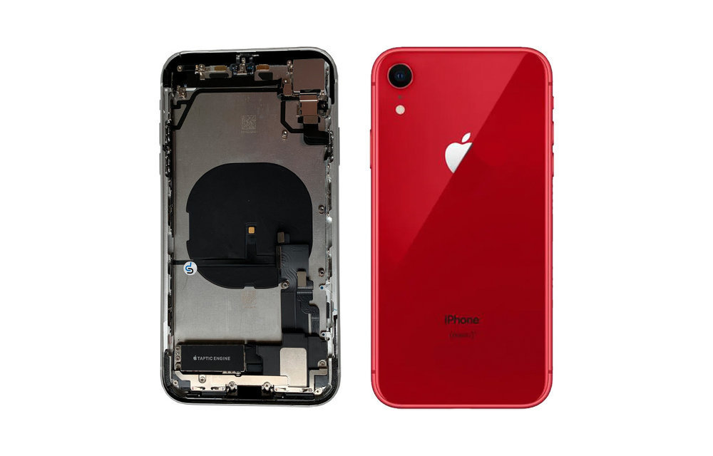 Behuizing volledig gemonteerd - US (A grade) - Rood voor iPhone XR