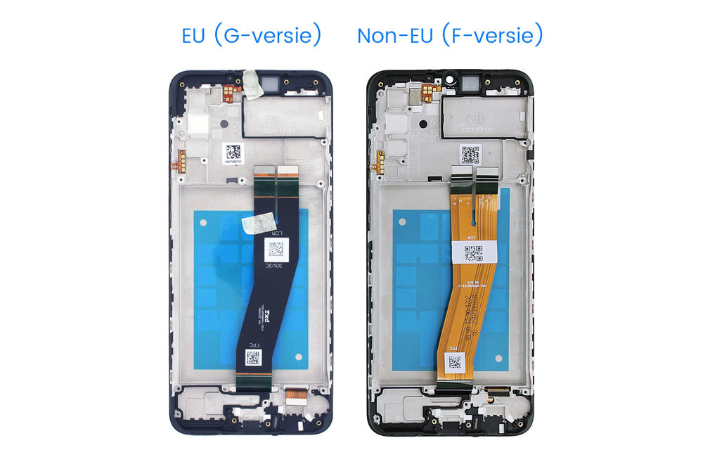 REFURBISHED: scherm - Zwart voor Samsung Galaxy A02s F SM-A025F / GH81-20181A