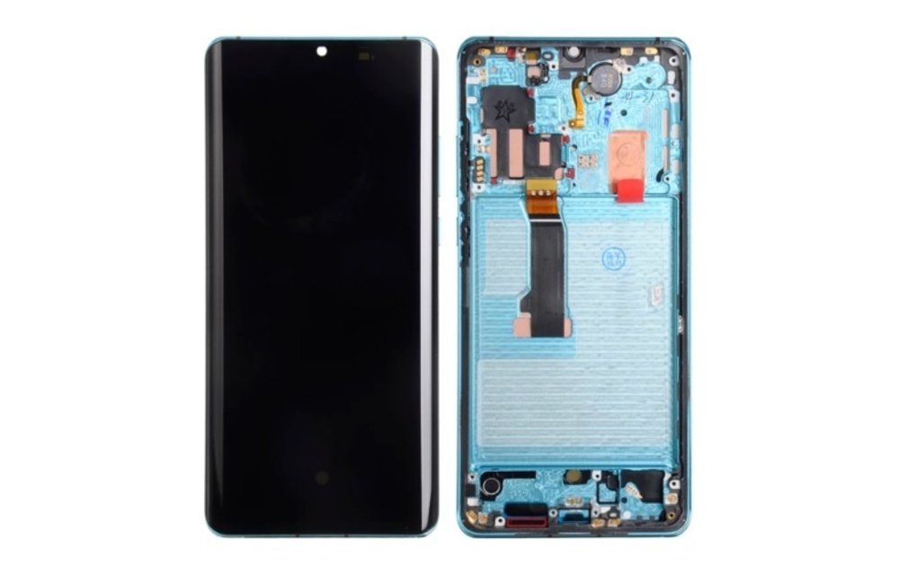 REFURBISHED: OLED scherm - Aurora blauw voor Huawei P30 Pro
