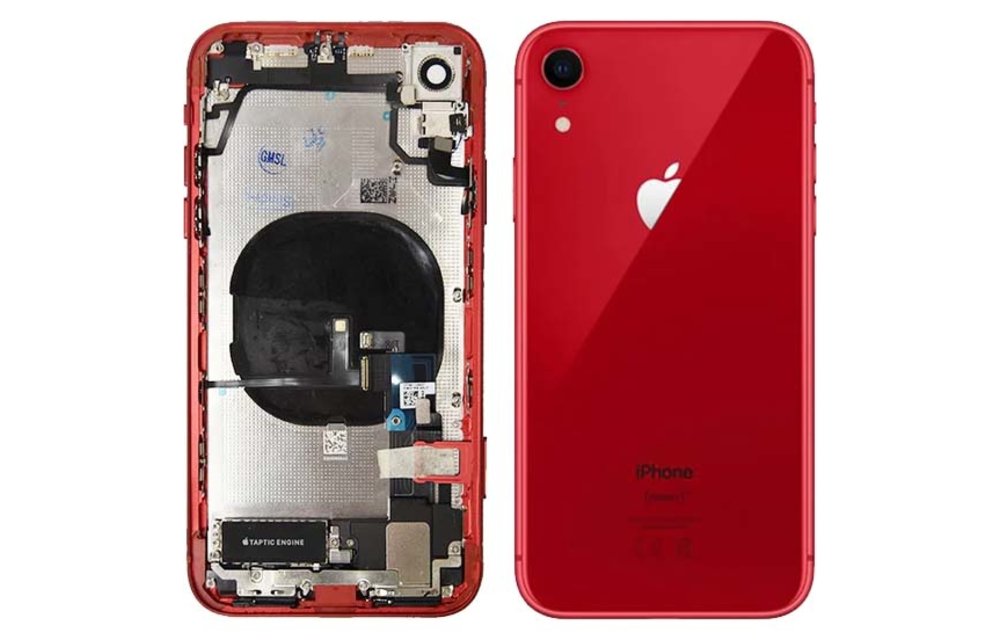 Behuizing volledig gemonteerd - EU (A grade) - Rood voor iPhone XR