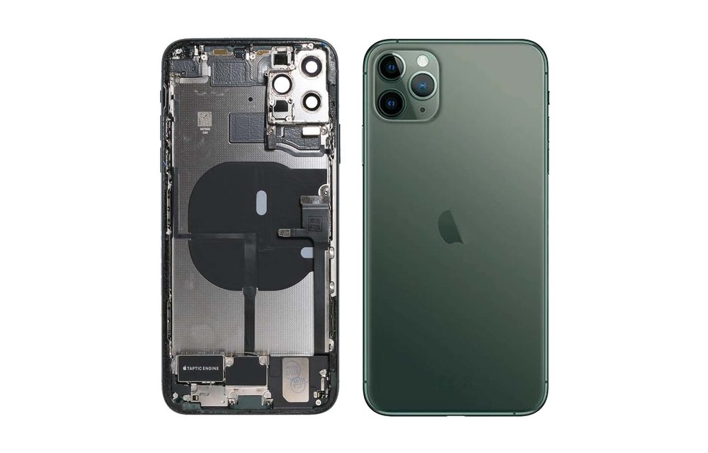 Behuizing volledig gemonteerd - EU (A grade) - Groen voor iPhone 11 Pro Max