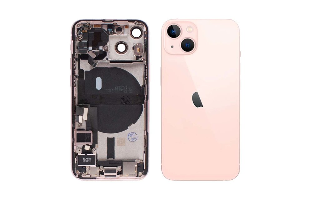 Behuizing volledig gemonteerd - EU (A grade) - Roze voor iPhone 13