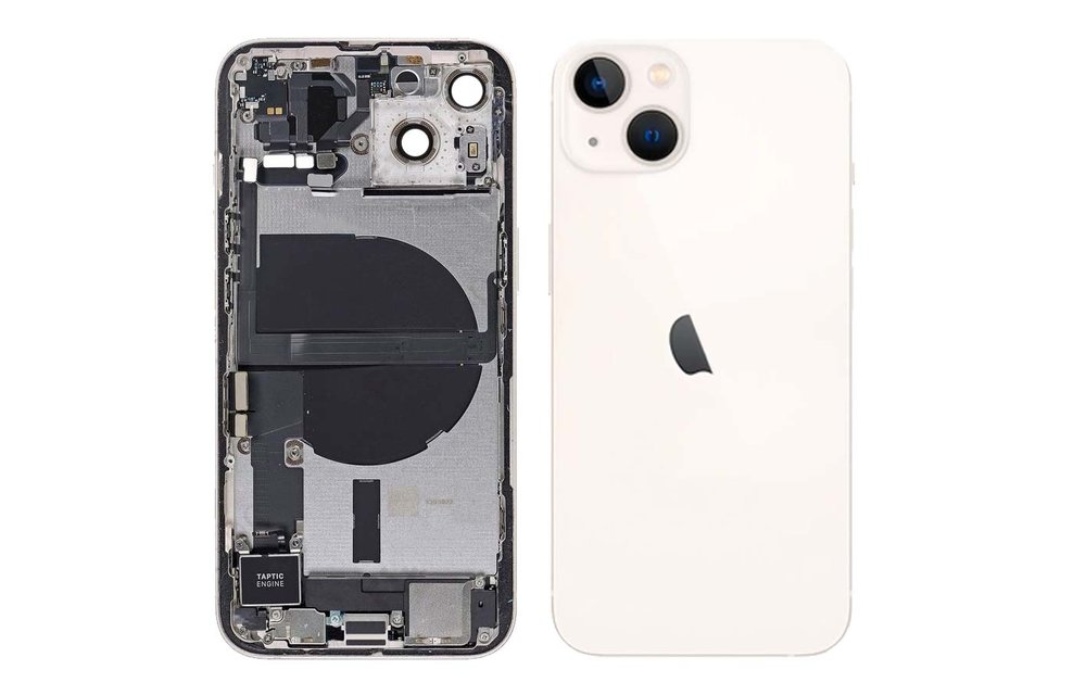 Behuizing volledig gemonteerd - EU (A grade) - Wit voor iPhone 13