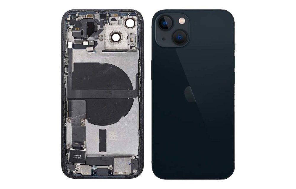 Behuizing volledig gemonteerd - EU (A grade) - Zwart voor iPhone 13