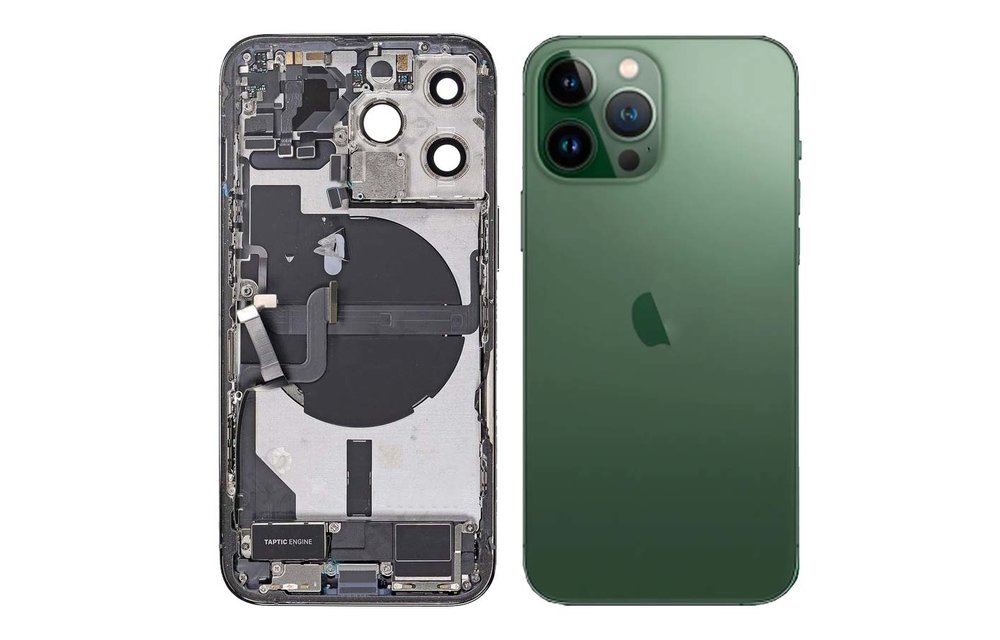 Behuizing volledig gemonteerd - EU (A grade) - Groen voor iPhone 13 Pro