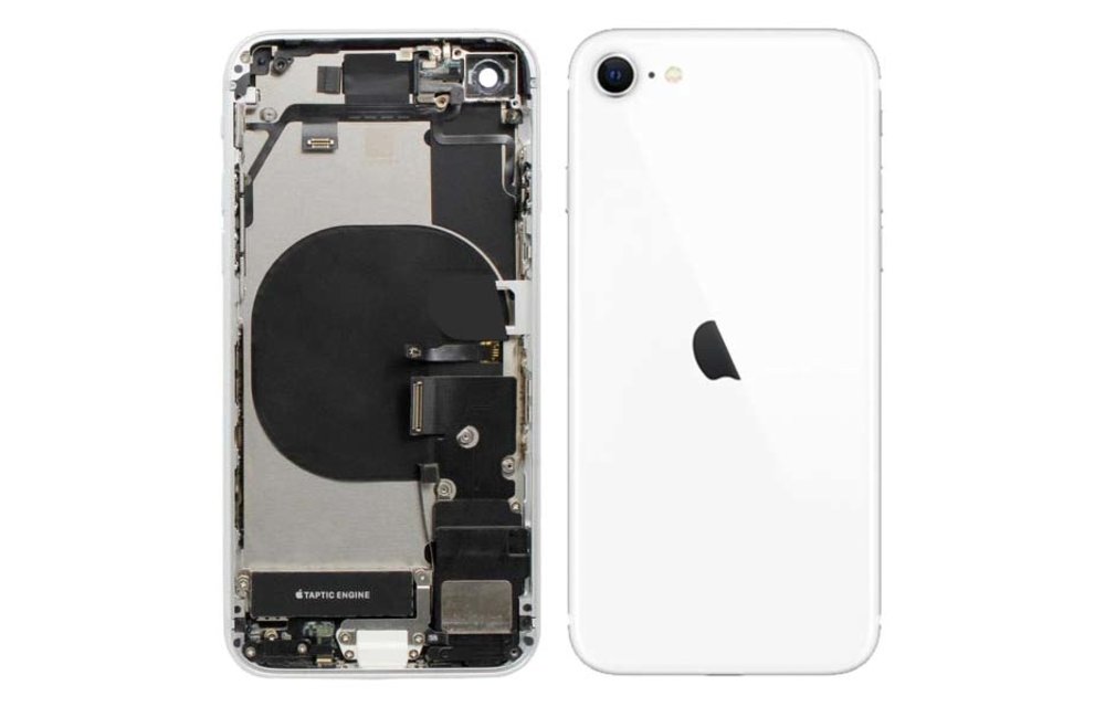 Gehause Voll vormontiert - EU (A grade) - Weiss fur iPhone SE 2020