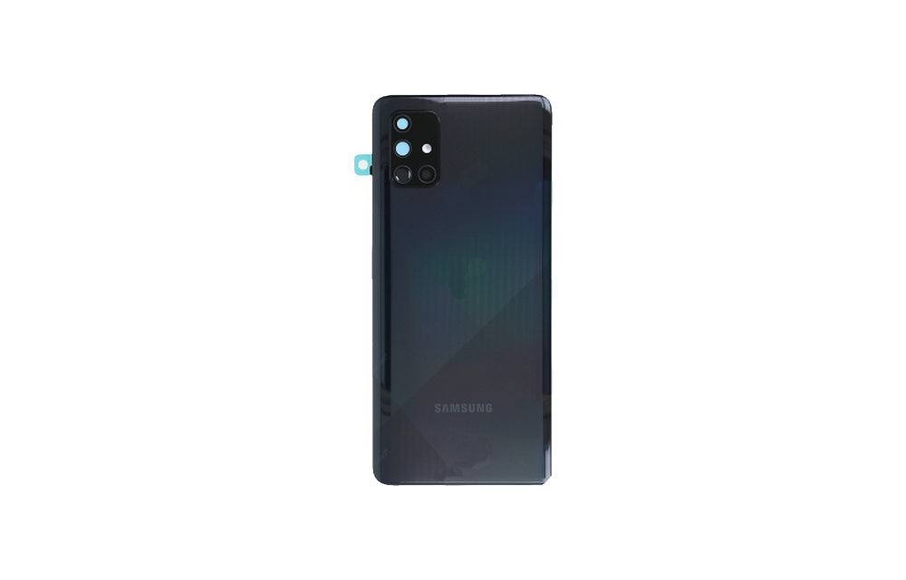 Akkudeckel - Schwarz fur Samsung Galaxy A71