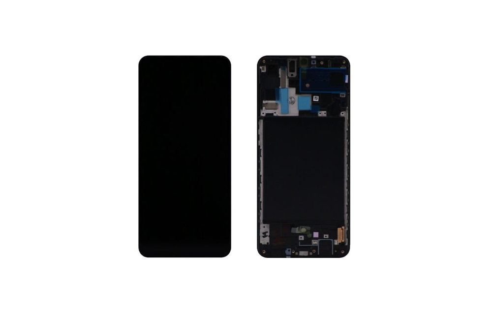 Display - Schwarz fur Samsung Galaxy A70 SM-A705 / GH82-19787A / GH82-19747A