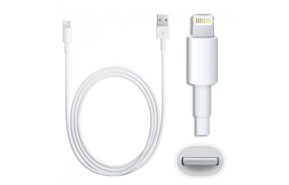 Lightning USB kabel - 1 meter - (rond) (premium) voor Apple
