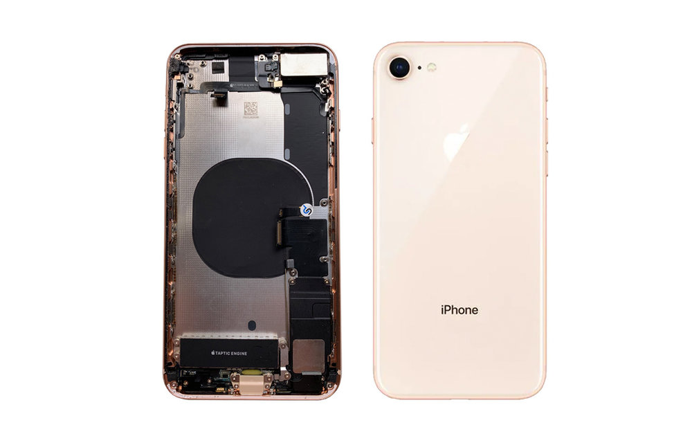 Behuizing volledig gemonteerd - EU (A grade) - Goud voor iPhone 8