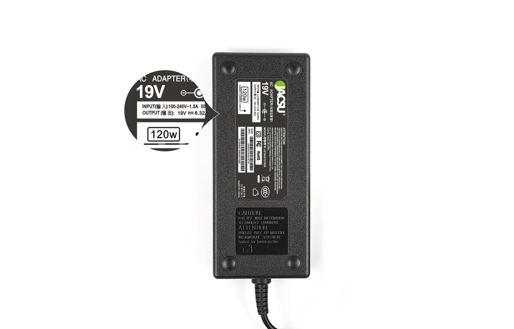 JACSU laptop adapter 19V 6.32A (5.5X2.5) voor ASUS