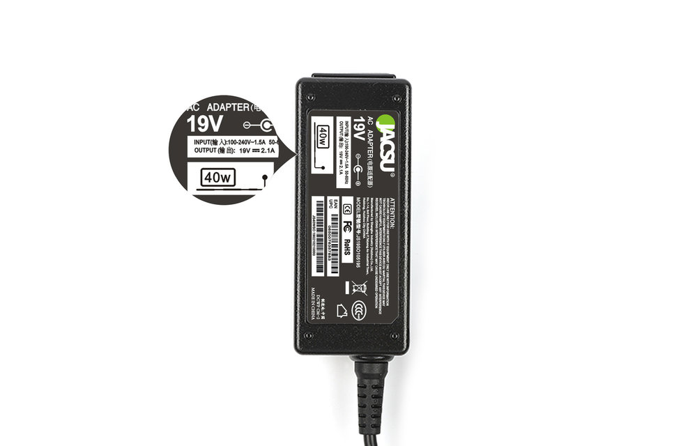 JACSU laptop adapter 19V 2.1A (2.5X0.7) voor ASUS
