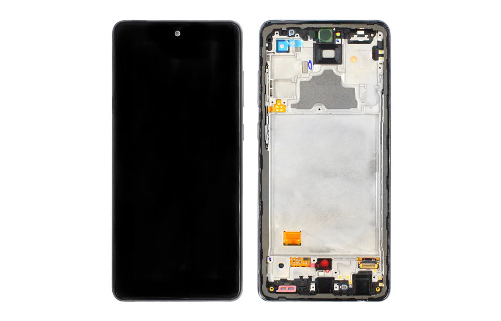 Display - Schwarz fur Samsung Galaxy A72 SM-A725 / GH82-25460A
