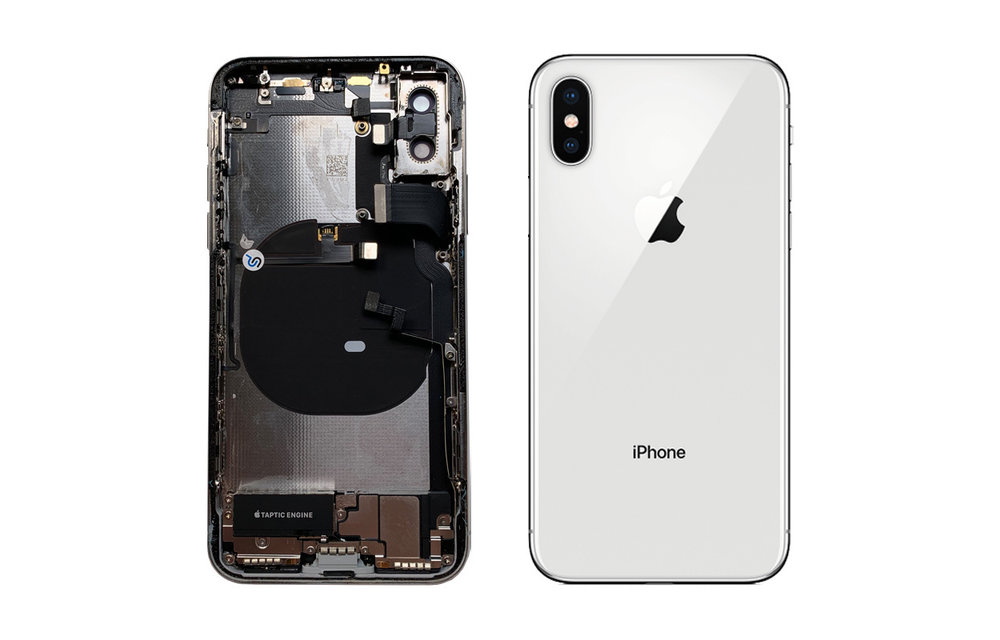Behuizing volledig gemonteerd - EU (A grade) - Wit voor iPhone X