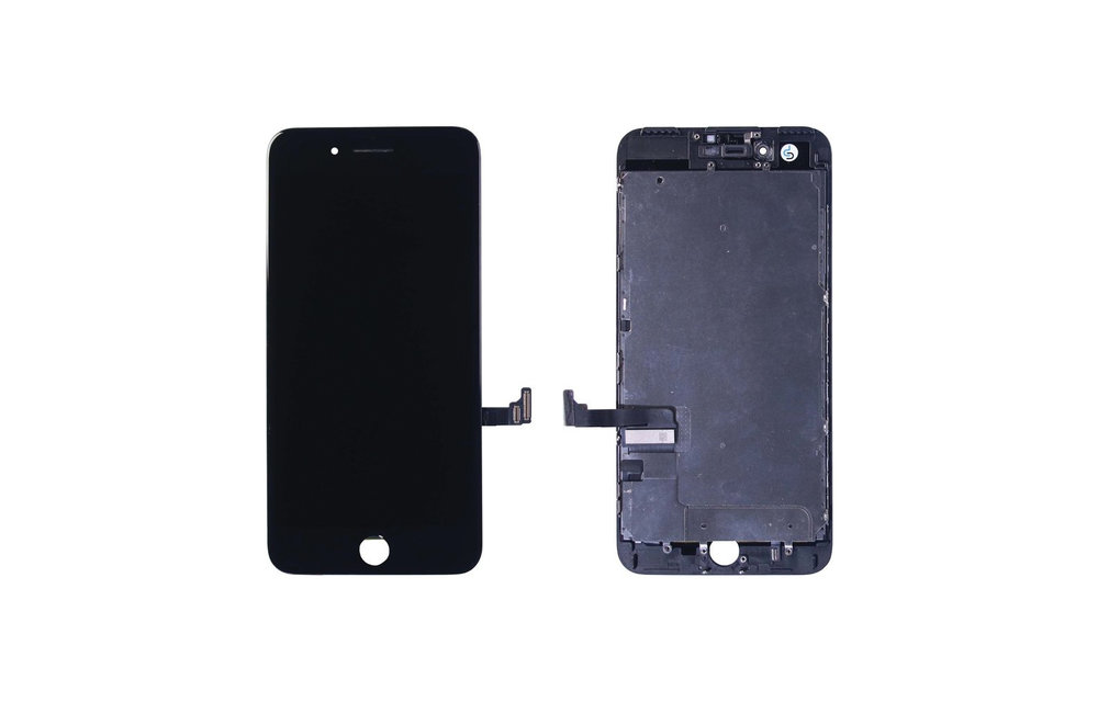REFURBISHED: LCD scherm (LG DTP/C3F) - Zwart voor iPhone 7 Plus