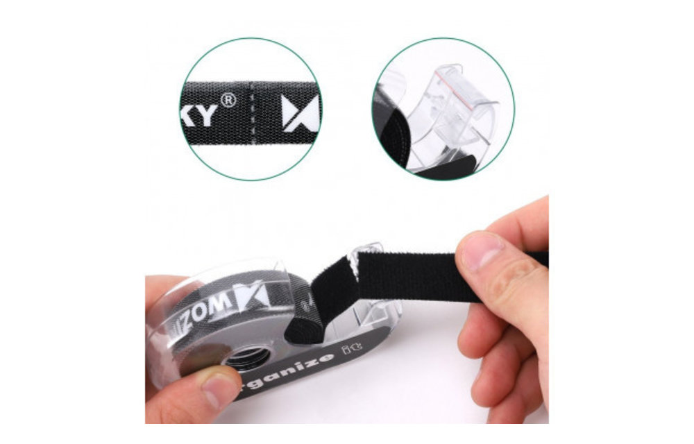 LMOBILE: Kabel binder - 2 meter - Zwart
