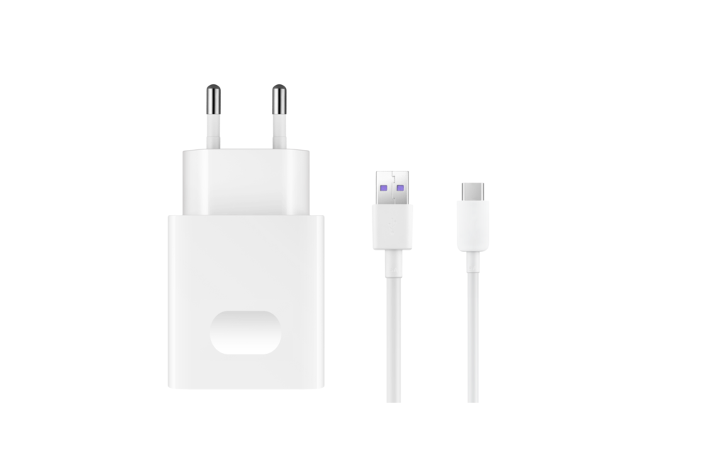 Huawei superCharger 22.5W mit typ C kabel - Weiss fur Huawei