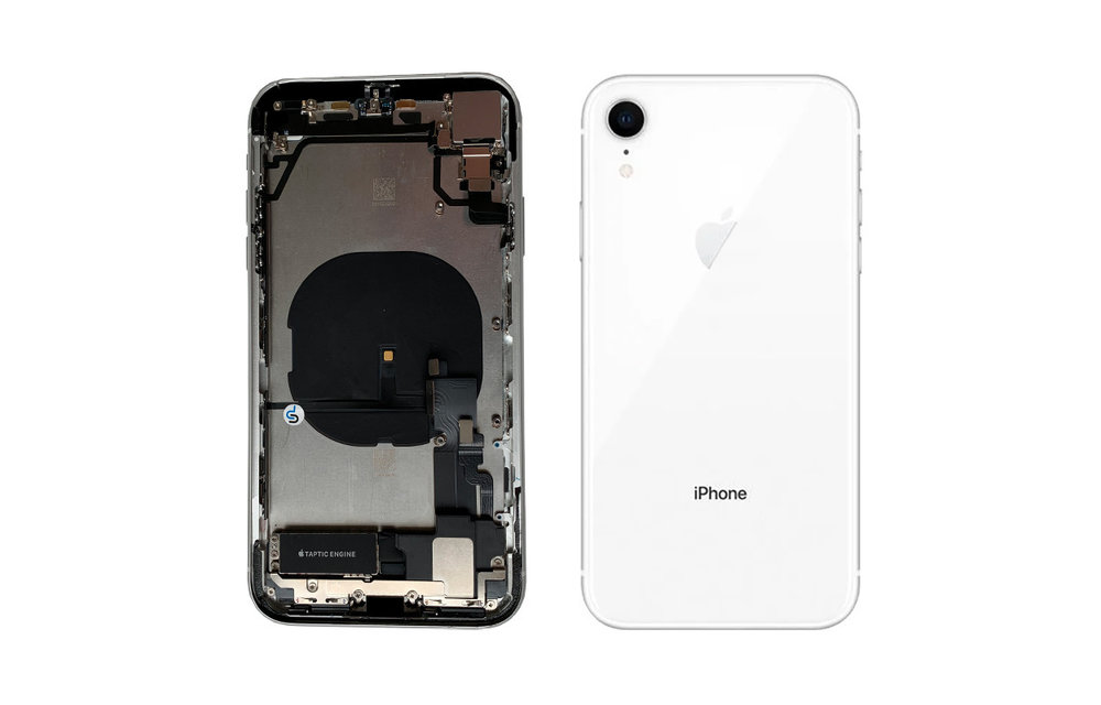 Behuizing volledig gemonteerd - EU (A grade) - Wit voor iPhone XR