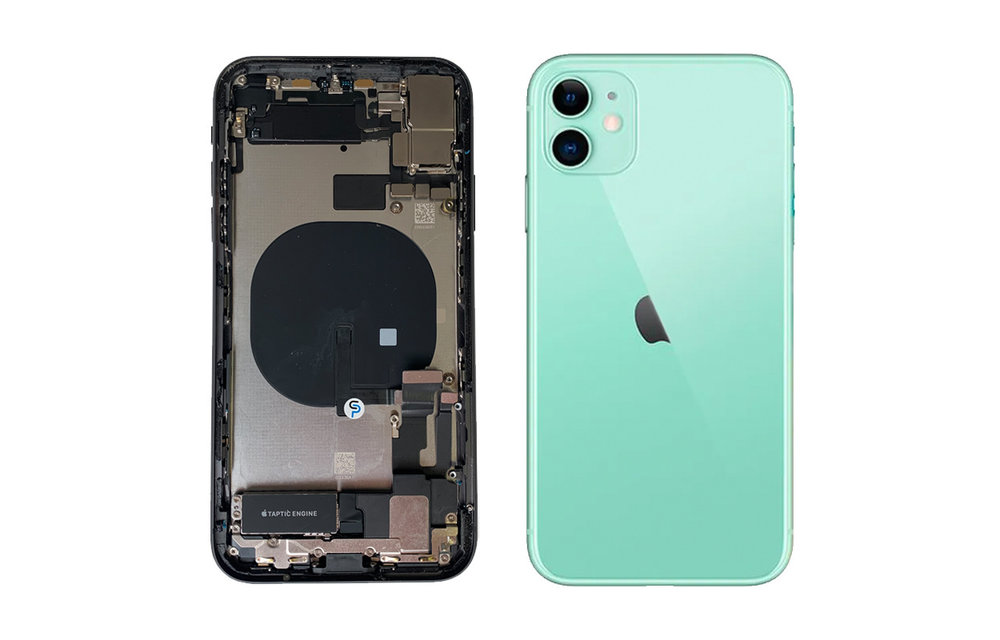 Behuizing volledig gemonteerd - EU (A grade) - Groen voor iPhone 11
