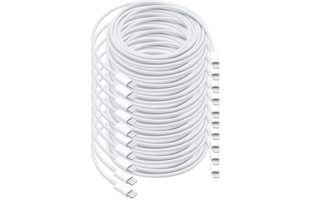 48 stuks USB-C naar lightning kabel - 1 meter - bulk voor Apple