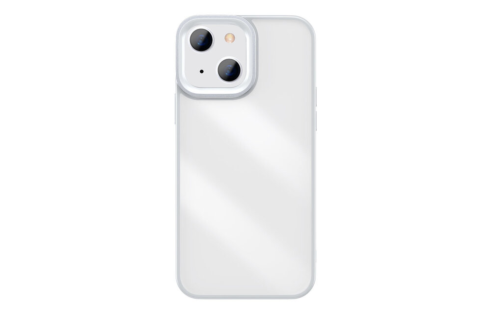 BASEUS: TPU hoesje - transparant/grijs voor iPhone 13