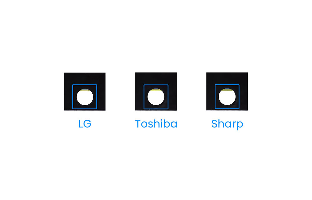 PULLED: LCD scherm (LG DTP/C3F) - Zwart voor iPhone 8 Plus