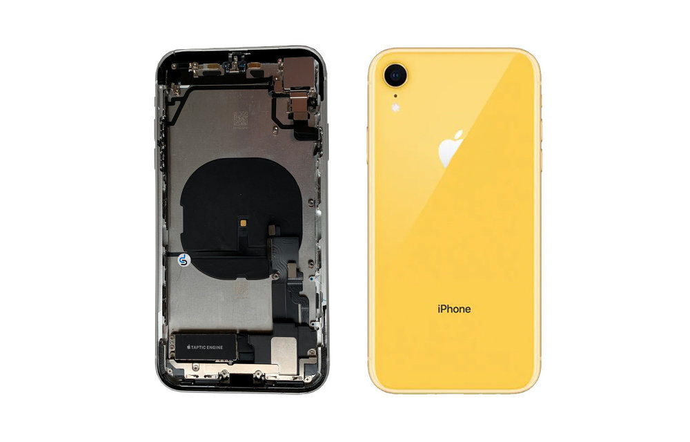 Behuizing volledig gemonteerd - US (A grade) - Geel voor iPhone XR