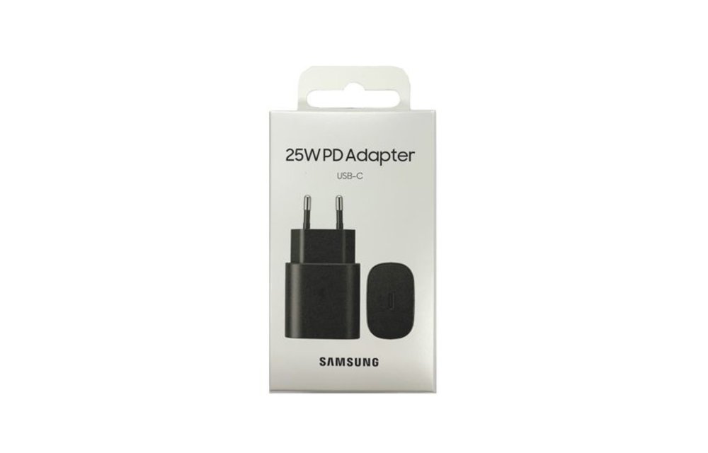 EP-TA800NBEGEU USB-C adapter 25W (snellader) - Zwart voor Samsung Galaxy
