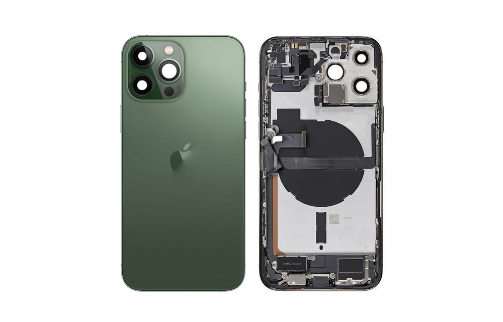 Behuizing volledig gemonteerd - EU (A grade) - Groen voor iPhone 13 Pro Max